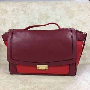 Tommy Hilfiger Women's Red / Orange Leather Bag